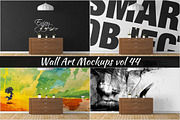 Wall Mockup - Sticker Mockup Vol 44