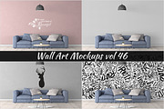 Wall Mockup - Sticker Mockup Vol 46