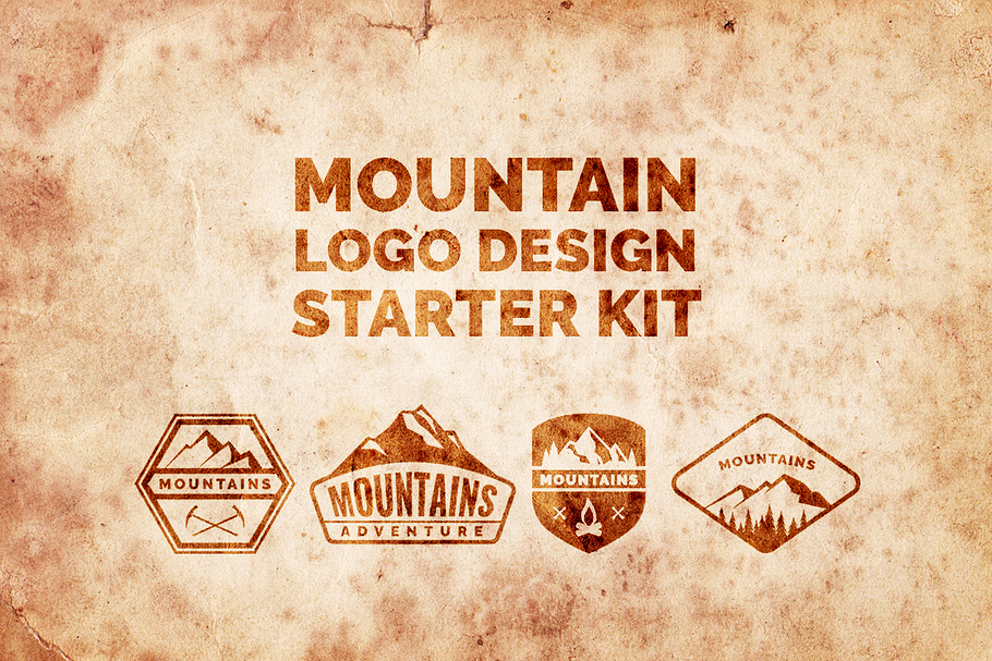 Mountain Logo Design Starter Pack