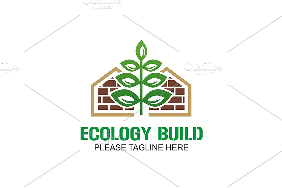 Ecology Build in Logo Templates - product preview 8