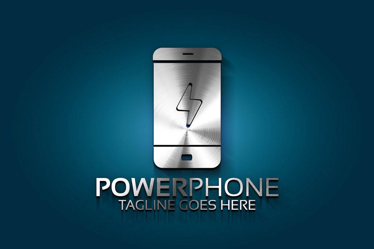 Power Phone Logo  in Logo Templates - product preview 8
