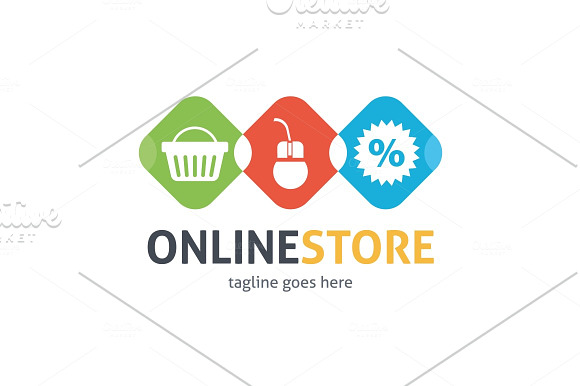 Online Store Logo in Logo Templates - product preview 3