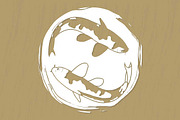 Koi carp template for stickers