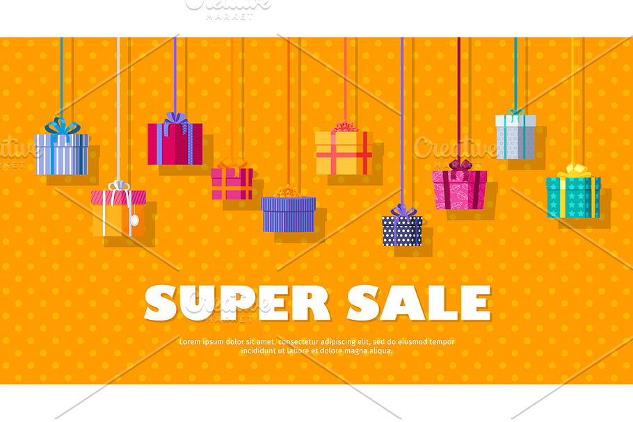 Super Sale Banner in Illustrations - product preview 8