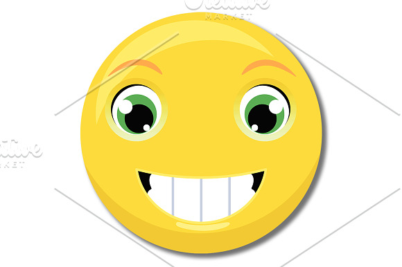 Emoticons / Emoji Vector Set in Heart Emoticons - product preview 4