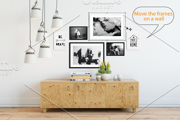Frame & Wall Mockup 04 in Print Mockups - product preview 1