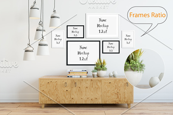 Frame & Wall Mockup 04 in Print Mockups - product preview 2