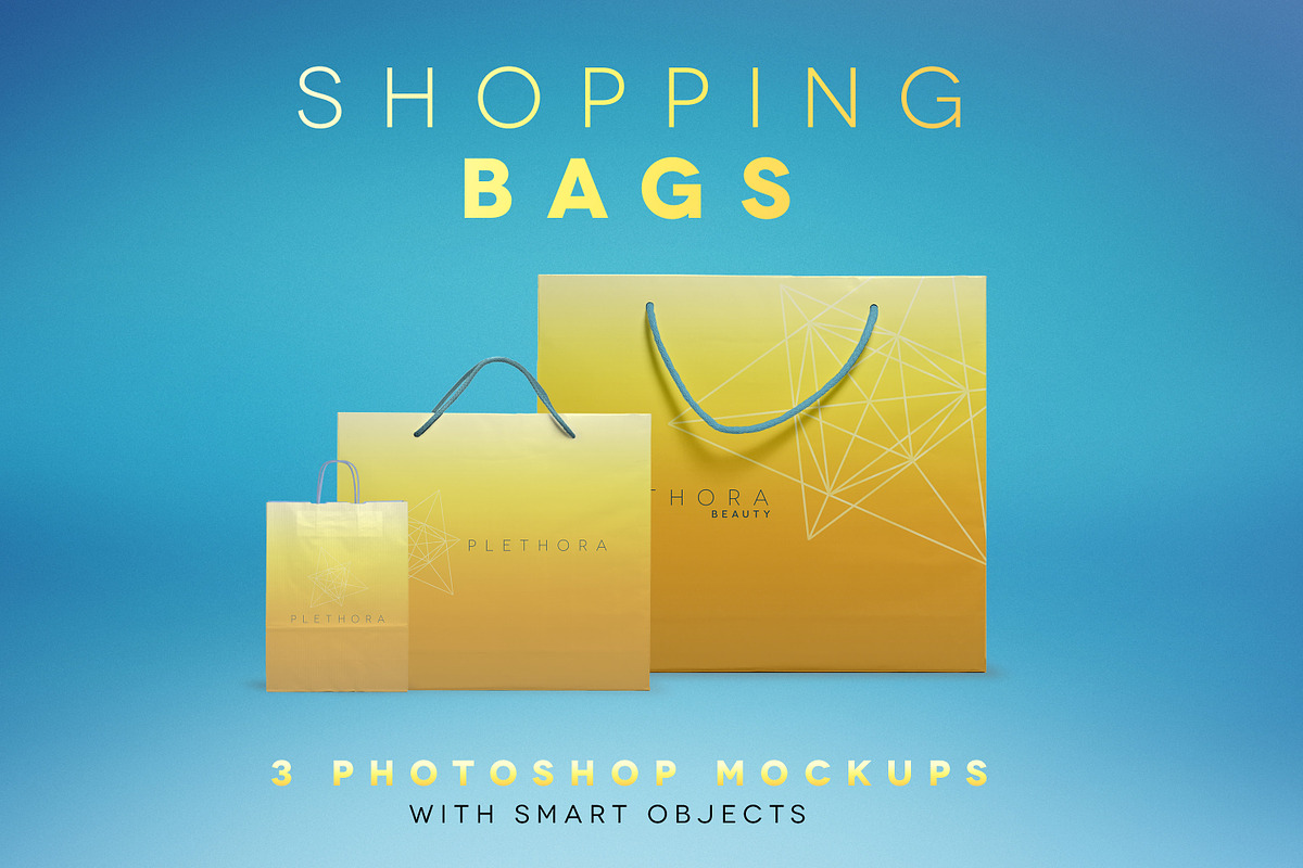 3 Shopping Bag Mockups in Product Mockups - product preview 8