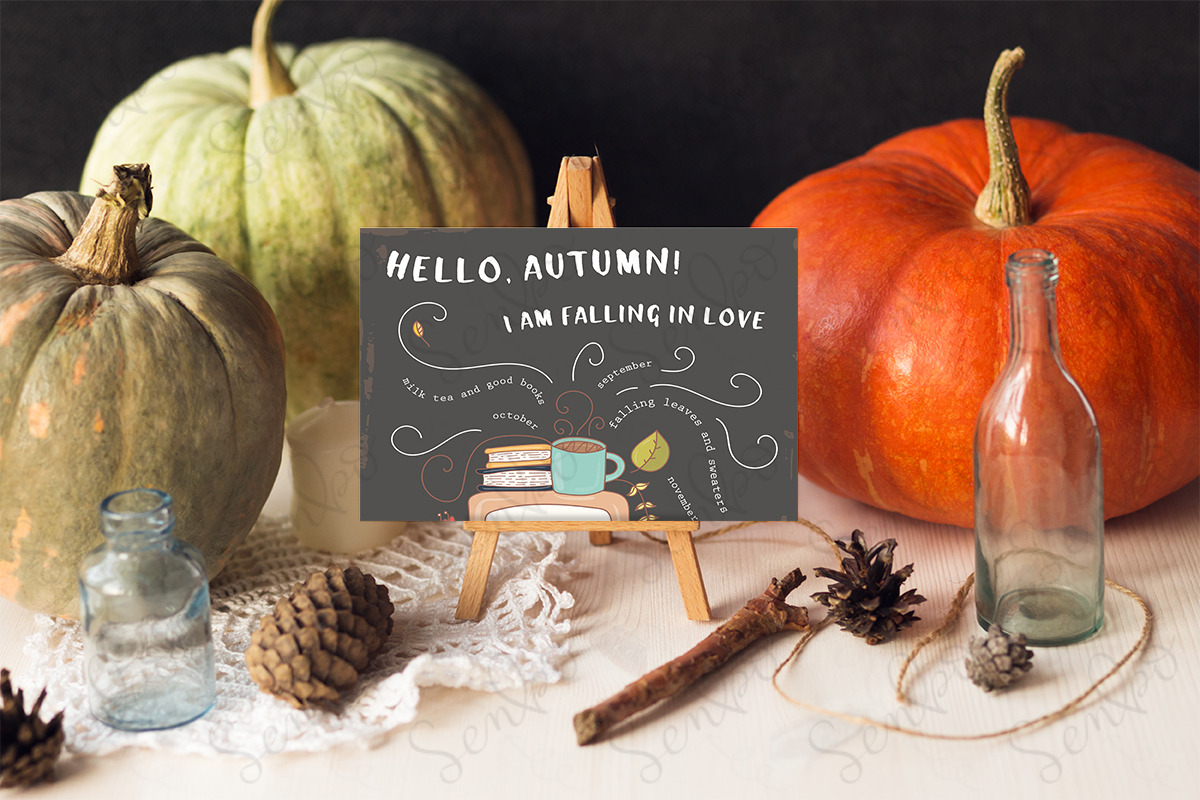 Autumn mock up in Print Mockups - product preview 8