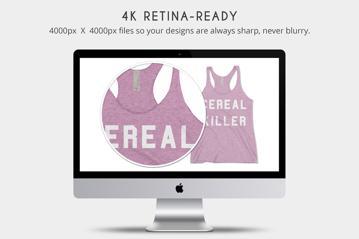 Next Level 6733 Womens Triblend Tank in Product Mockups - product preview 8