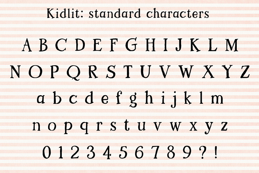 Kidlit: a fun serif font! in Serif Fonts - product preview 8