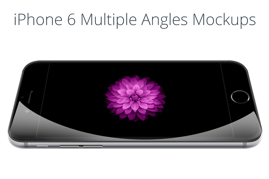 iPhone 6 mockup multiple angles in Mobile & Web Mockups - product preview 8