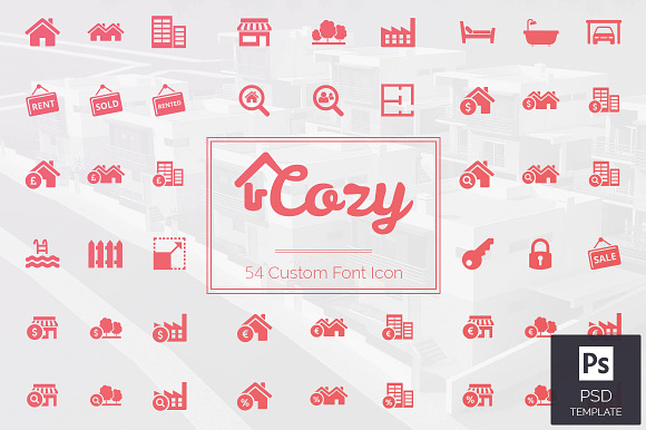 Cozy - Real Estate PSD Template in Website Templates - product preview 4