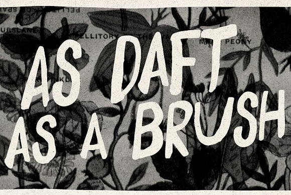 Daft Brush in Brush Fonts - product preview 9