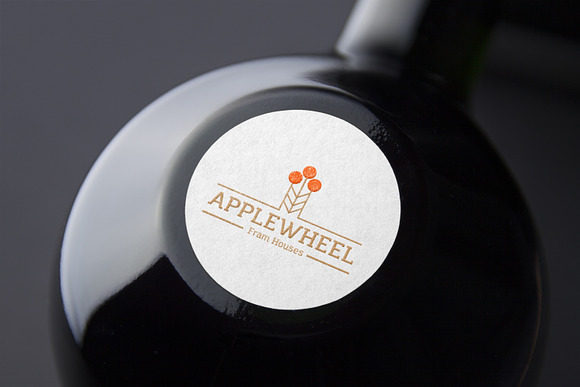 Apple Wheel Logo Template in Logo Templates - product preview 2