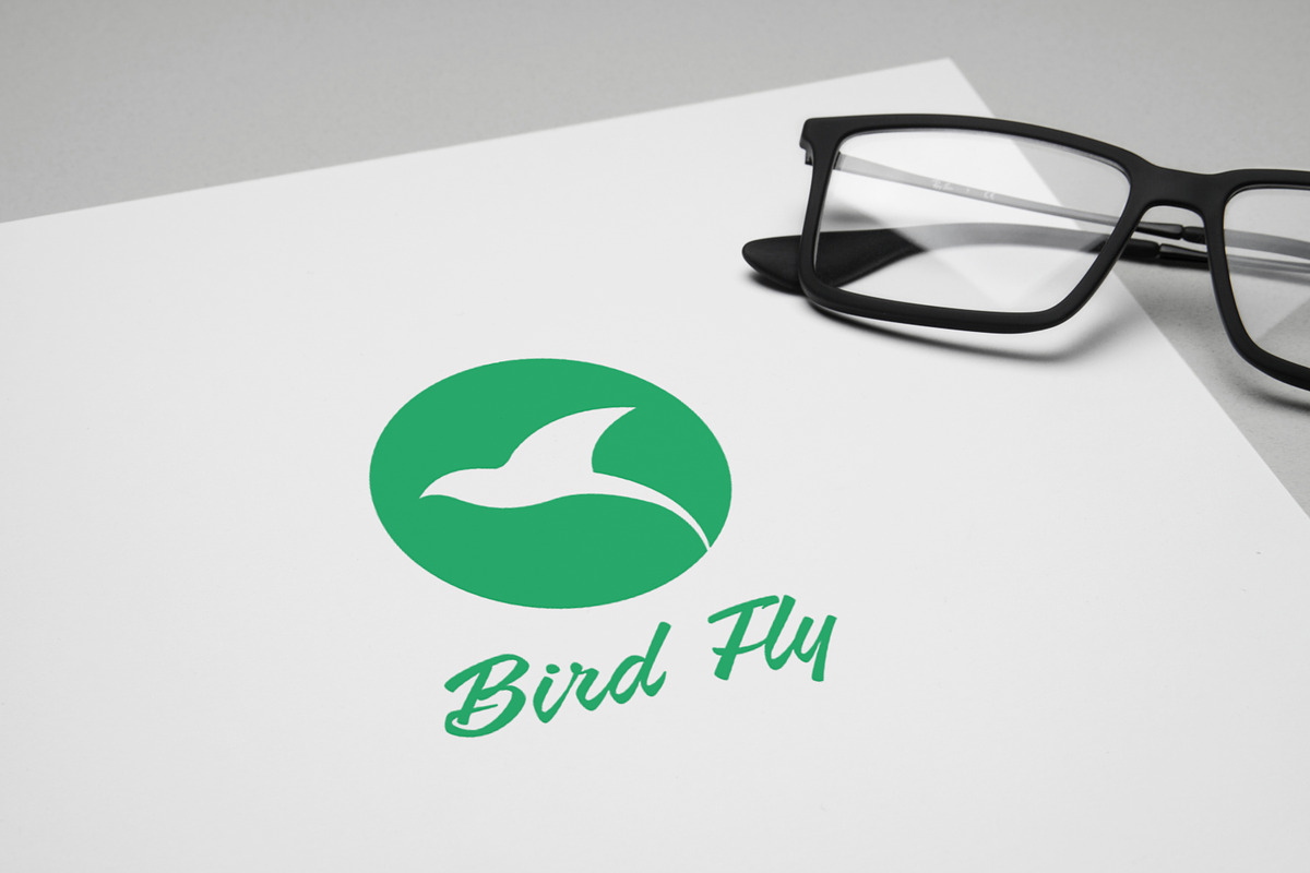 Bird Fly Logo Template in Logo Templates - product preview 8
