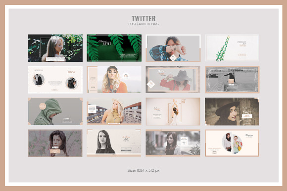 Lifestyle Social Media Pack in Social Media Templates - product preview 4
