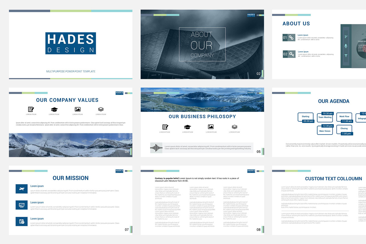 HADES Powerpoint Presentation in PowerPoint Templates - product preview 8