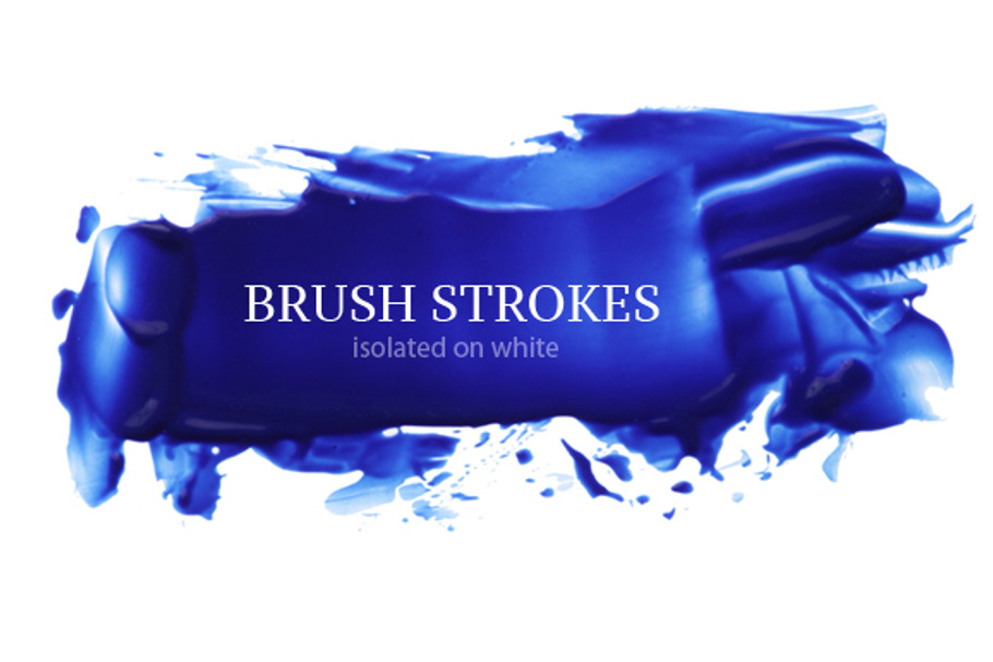 acrylic blue brush strokes in Textures - product preview 8