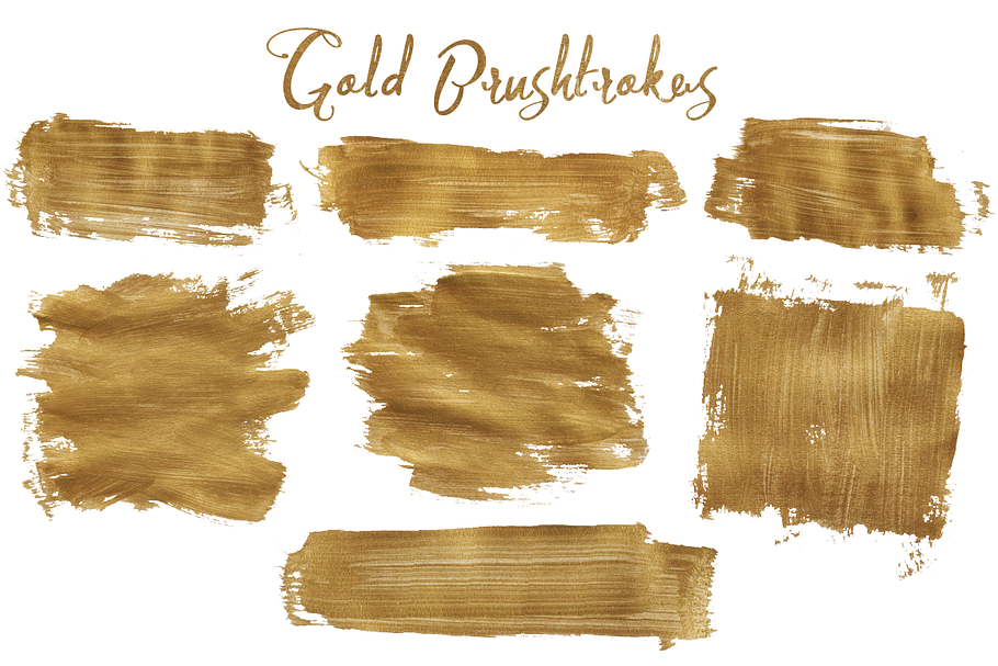 Gold Paint Elements in Textures - product preview 8