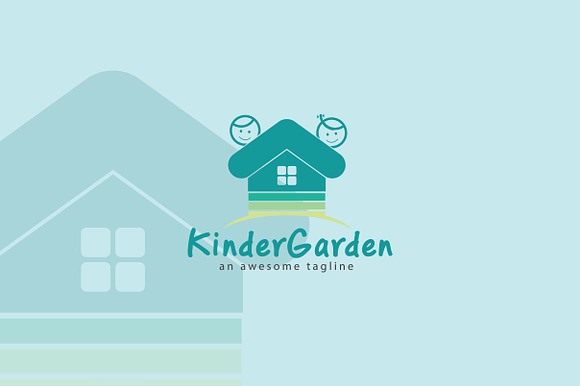 Kinder Garden Logo Template in Logo Templates - product preview 2