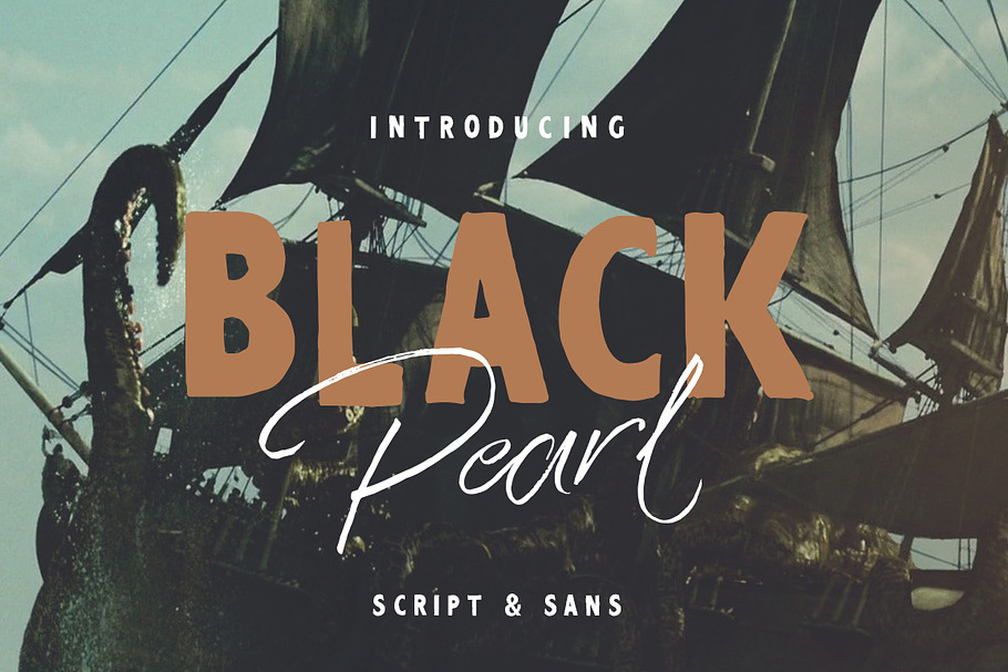 Black Pearl Font Duo + Extras in Display Fonts - product preview 8