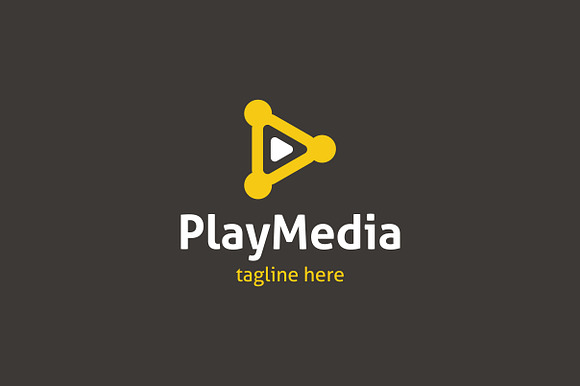 Play Media Logo in Logo Templates - product preview 2