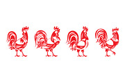Red roosters