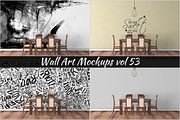 Wall Mockup - Sticker Mockup Vol 53