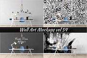 Wall Mockup - Sticker Mockup Vol 54