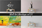 Wall Mockup - Sticker Mockup Vol 55