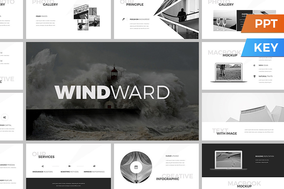 WindWard Presentation Template in Keynote Templates - product preview 8