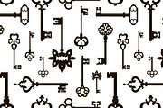 vintage keys pattern