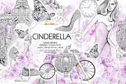 Cinderella Fashion Clipart