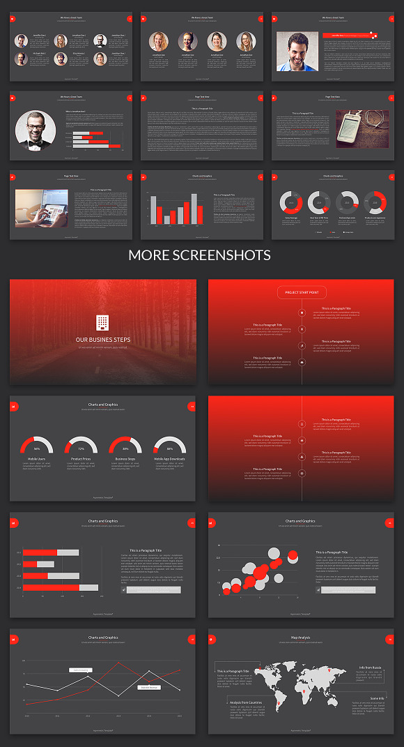 Asymmetric Powerpoint Template in PowerPoint Templates - product preview 3