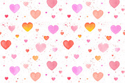 Seamless pattern with heart 