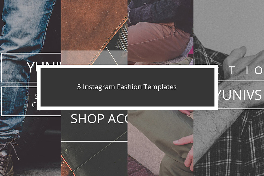 5 Instagram Fashion Templates in Templates - product preview 8