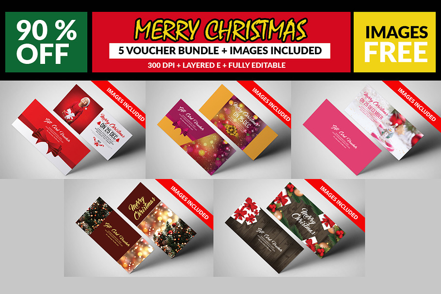 5 Christmas Gift Voucher Bundle