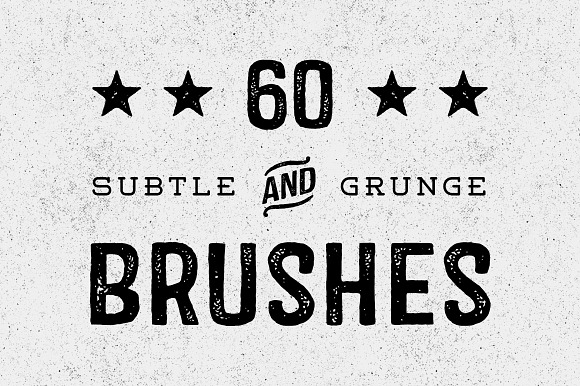 60 Great Subtle Grunge Brushes in Photoshop Brushes - product preview 3