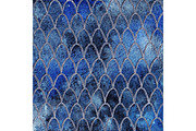Blue dragon skin pattern vector