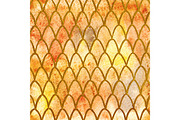 Yellow dragon skin pattern vector