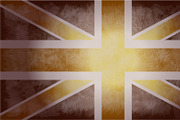 British flag grunge vector