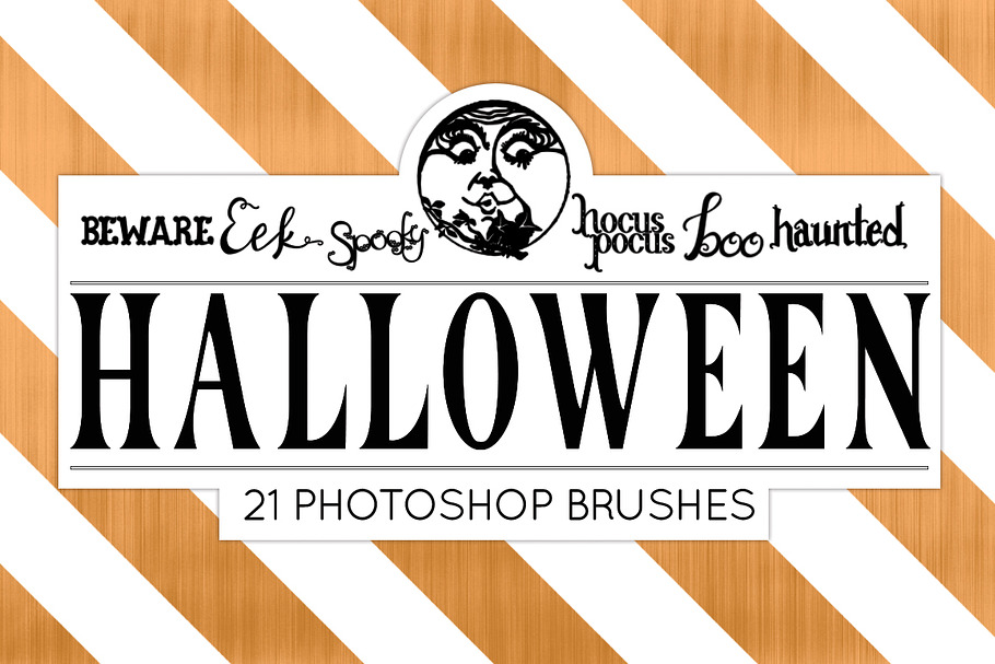 Halloween Photoshop Brush Pack