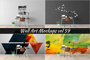 Wall Mockup - Sticker Mockup Vol 59