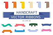 Handcraft Vector Ribbons