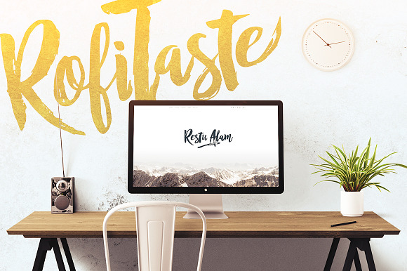 RofiTaste Typeface in Script Fonts - product preview 2