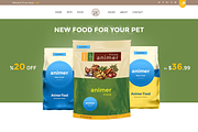 Animer–Pet Food eCommerce Template