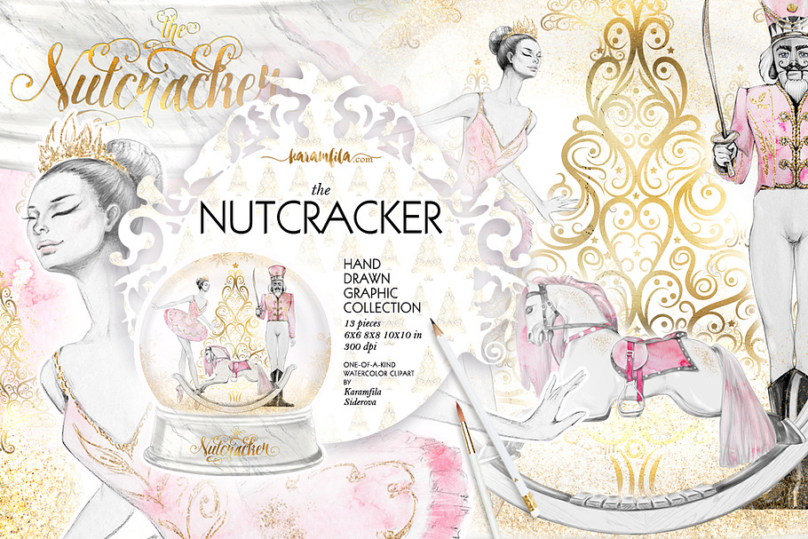 Nutcracker Christmas Clipart