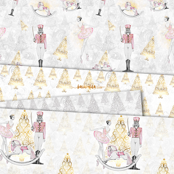 Nutcracker Seamless Patterns in Patterns - product preview 3