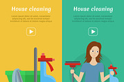 Set of Cleaning Service
